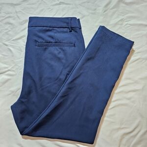 &Collar Co. Tapered Navy Dress Pants 34W Ankle Length 27"